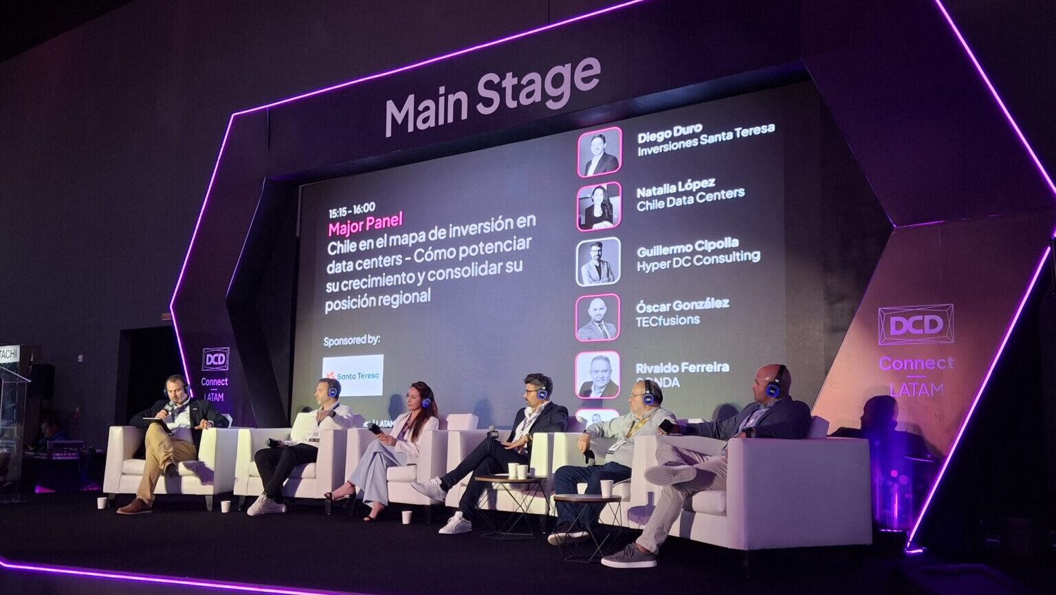 inversión en data centers en Chile — panel en DCD Connect LATAM